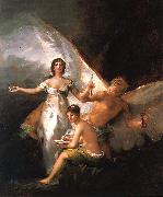 Francisco de Goya La Verdad, la Historia y el Tiempo Spain oil painting artist